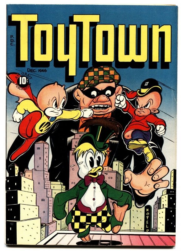 Toytown #5 (1946), raw, ungraded comic book — front cover