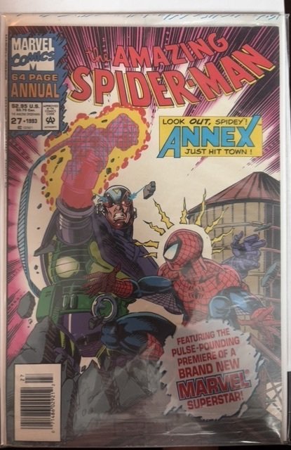 The Amazing Spider-Man Annual #27 (Marvel Comics, 1993), raw, ungraded comic book — front cover