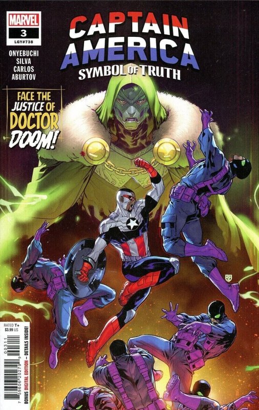 Captain America Symbol of Truth #3 (Marvel Comics, 2022), raw, ungraded comic book — front cover