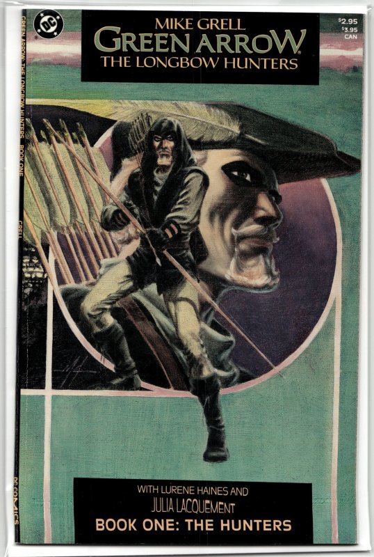 Green Arrow: The Longbow Hunters #1 (DC Comics, 1987), raw, ungraded comic book — front cover