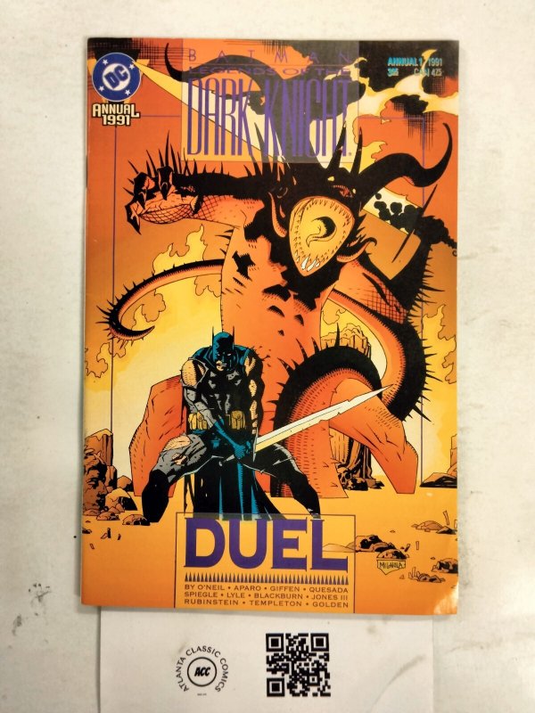 Batman Legends of the Dark Knight #1 (DC Comics, 1991), raw comic book in NM condition — front cover