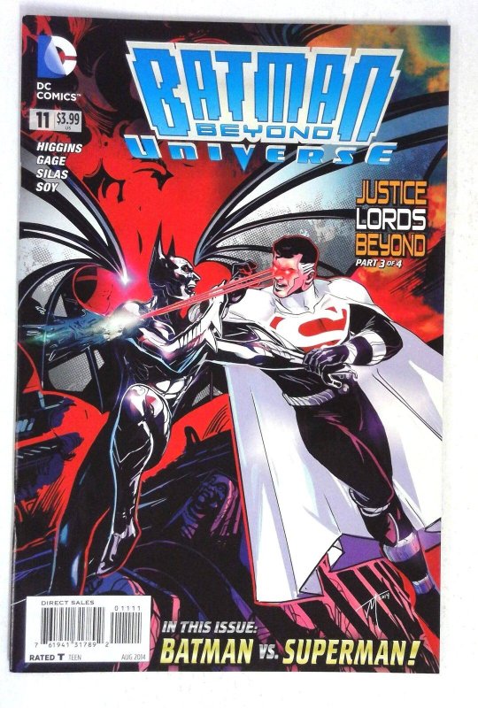 Batman Beyond Universe #11 (DC Comics, 2014), raw comic book in NM- condition — front cover