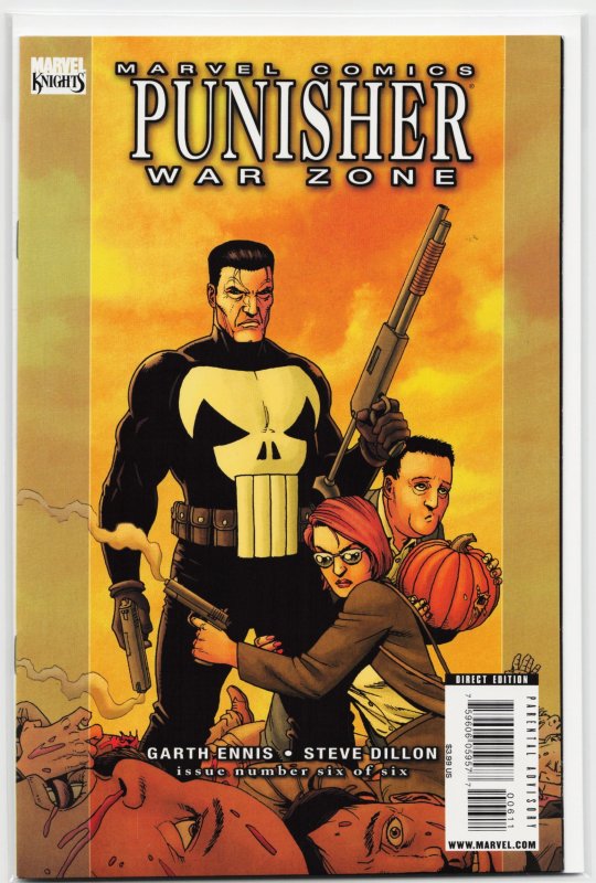 Punisher: War Zone #6 (Marvel Comics, 2009), raw, ungraded comic book — front cover