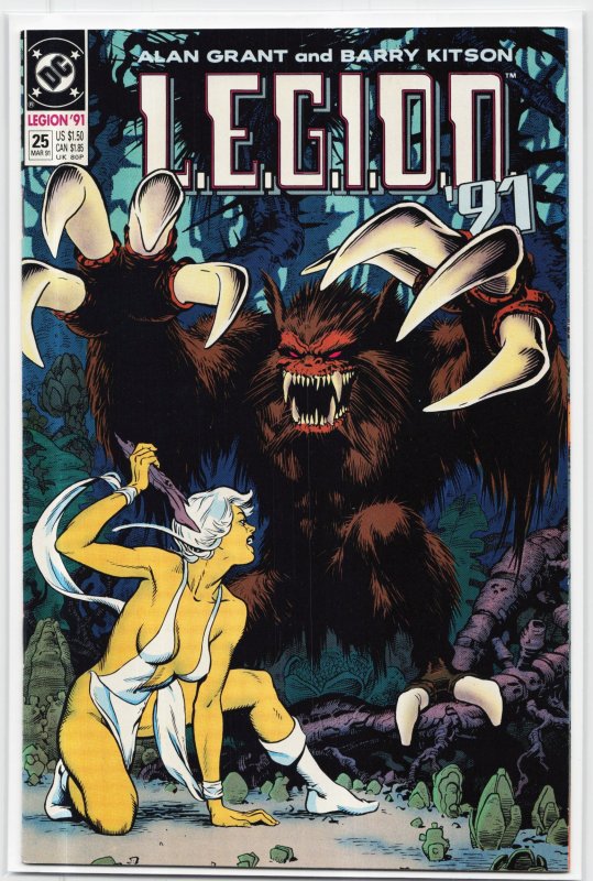 L.e.g.i.o.n #25 (DC Comics, 1991), raw, ungraded comic book — front cover