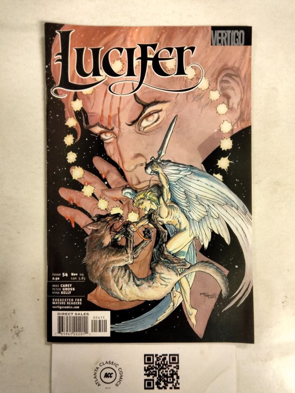 Lucifer #54 (DC Comics), raw comic book in NM condition — front cover