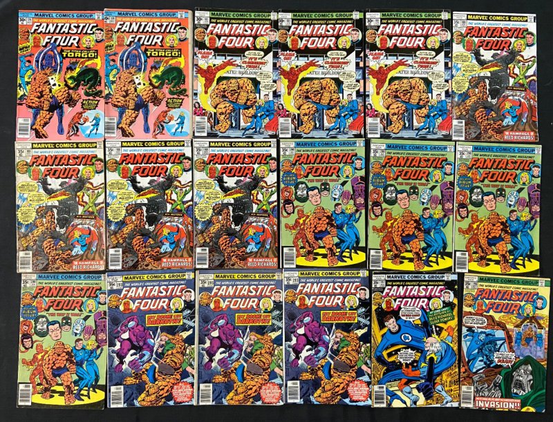 Fantastic Four 126 Comics Lot Many Dupes Most VF Some VG Bronze-Copper Age (Marvel Comics), raw comic book in VF condition — front cover