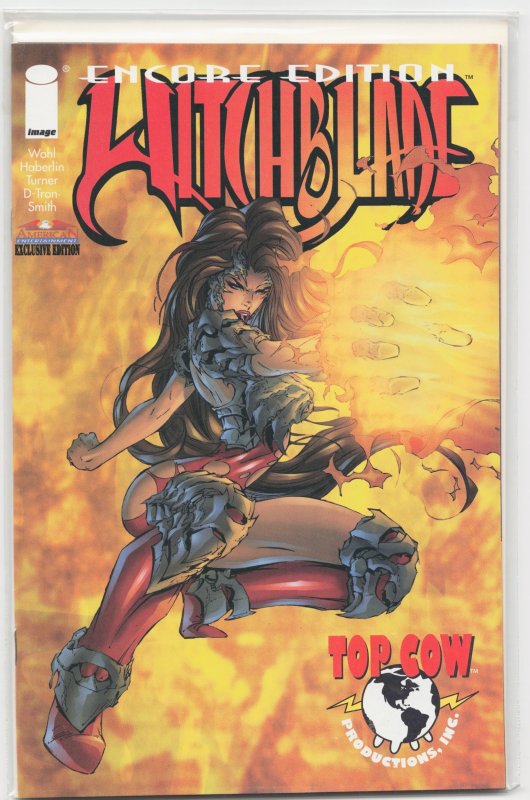 Witchblade #2 (Top Cow, 1996), raw, ungraded comic book — front cover