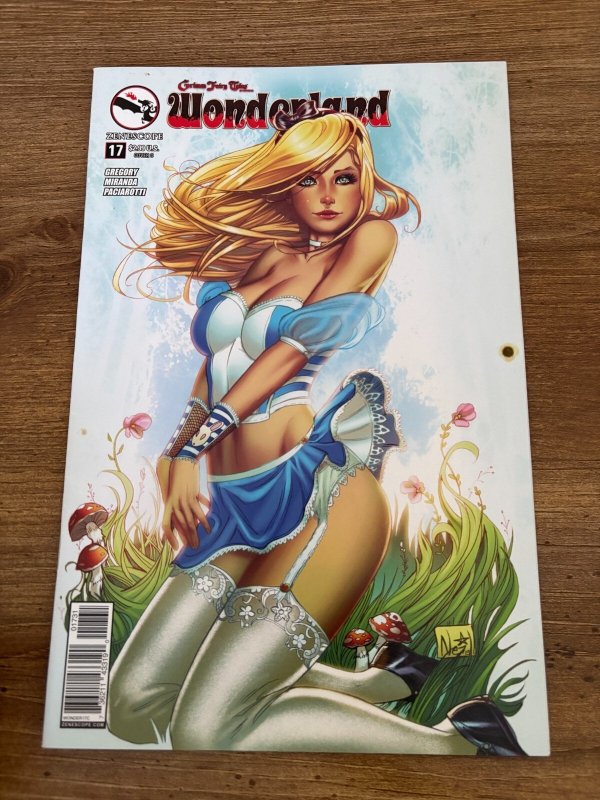 Wonderland #17 (Zenescope Entertainment), raw comic book in NM condition — front cover