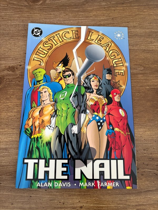 Lot of 3 Justice League the Nail DC Comic Books # 1 2 3 Vf-Nm Batman 8 J322, raw comic book in NM condition — front cover
