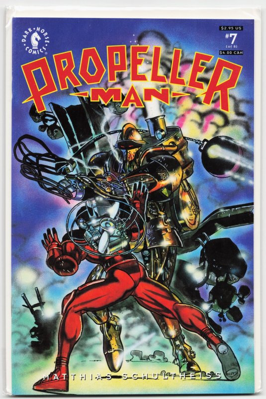 Propellerman #7 (Image Comics, 1994), raw, ungraded comic book — front cover