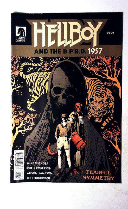 Hellboy and the B.p.r.d.: Fearful Symmetry #1 (Dark Horse Comics, 2023), raw, ungraded comic book — front cover