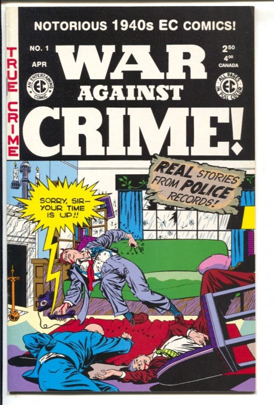 War Against Crime #1 (2000), raw comic book in VF condition — front cover