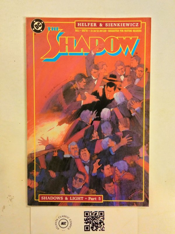 The Shadow #5 (DC Comics, 1987), raw comic book in NM condition — front cover