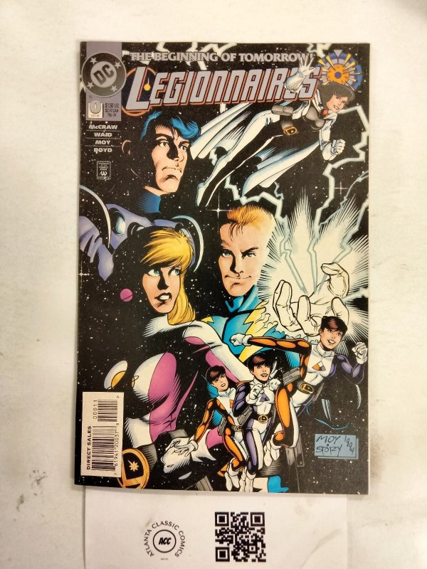 Legionnaires #0 (DC Comics, 1994), raw comic book in NM condition — front cover