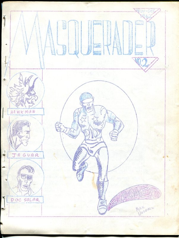 Masquerader #2 (EC Comics, 1962), raw comic book in VG- condition — front cover
