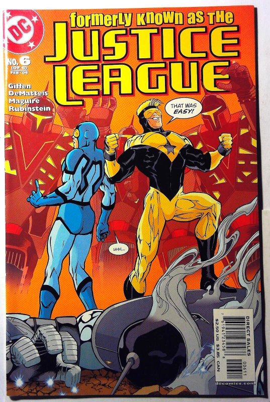 Formerly Known as Justice League #6 (DC Comics, 2004), raw, ungraded comic book — front cover