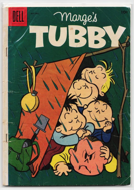 Marge's Tubby #14 (Dell, 1955), raw, ungraded comic book — front cover