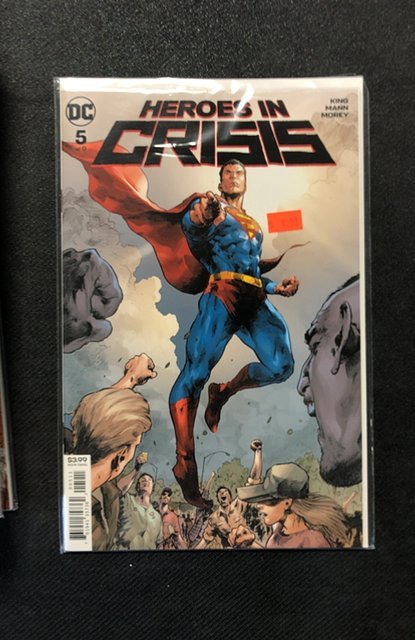 Heroes in Crisis #5 (2019), raw, ungraded comic book — front cover