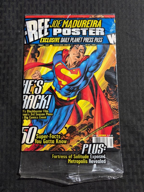 1998 Wizard Special Superman Magazine (1998), raw, ungraded comic book — front cover