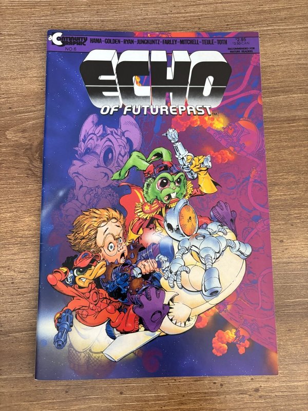 Echo of Futurepast #6, raw comic book in NM- condition — front cover