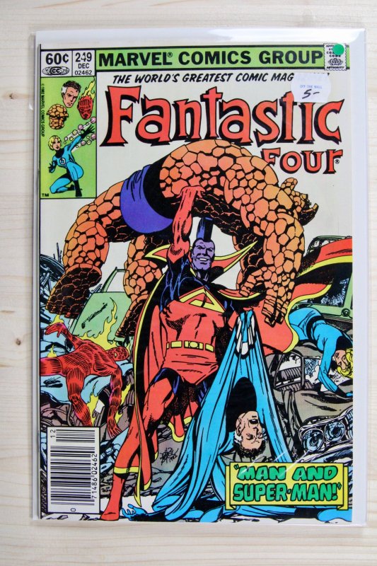 Fantastic Four #249 (Marvel Comics, 1982), raw comic book in VF+ 8.5 condition — front cover