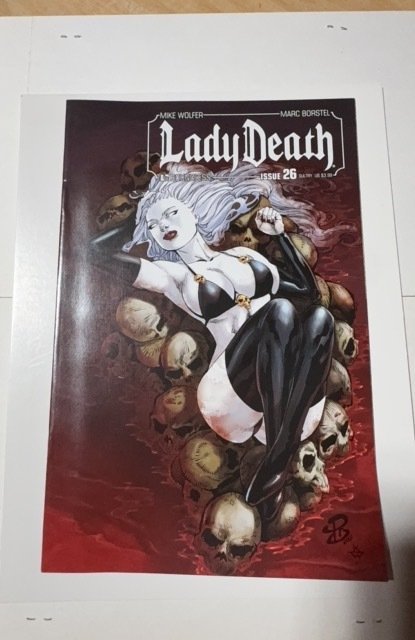 Lady Death #26 (2015), raw comic book in NM condition — front cover