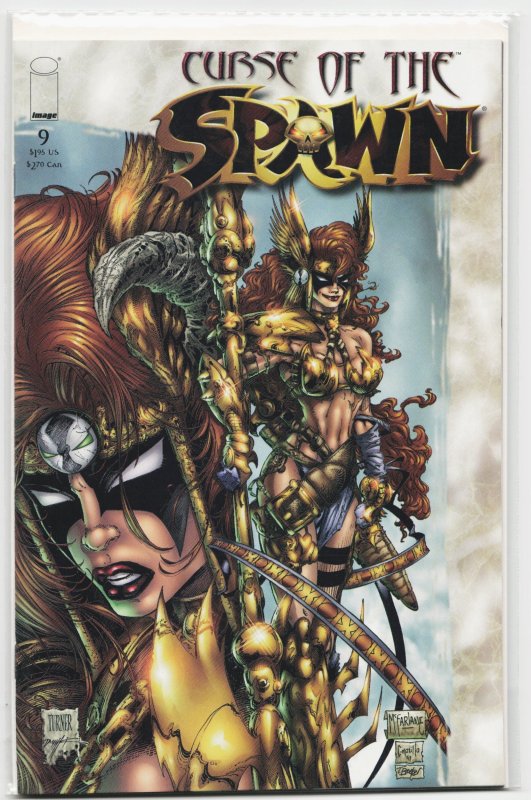 Curse of the Spawn #9 (Image Comics, 1997), raw, ungraded comic book — front cover