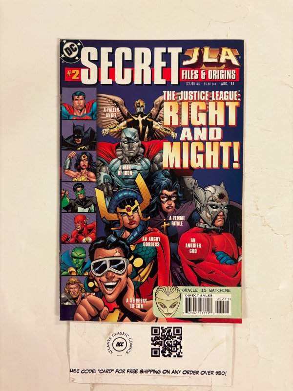 JLA Secret Files and Origins #2N (DC Comics), raw, ungraded comic book — front cover