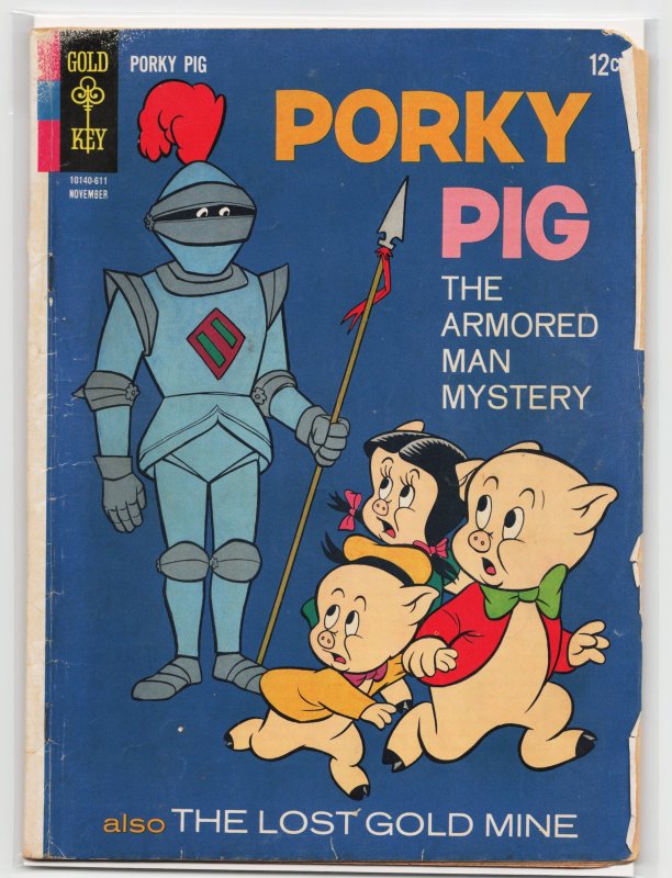 Porky Pig #9 (1966), raw, ungraded comic book — front cover