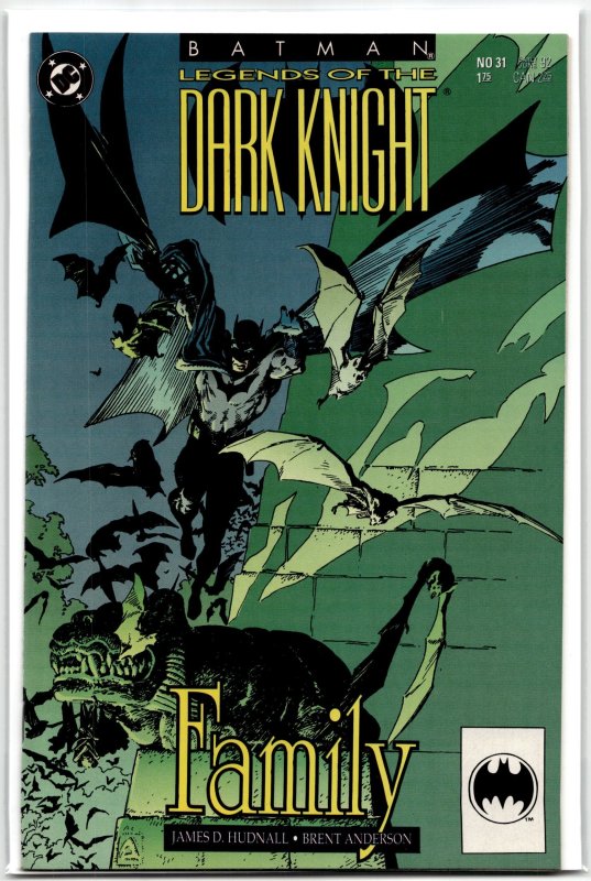 Legends of the Dark Knight #31 (DC Comics, 1992), raw, ungraded comic book — front cover