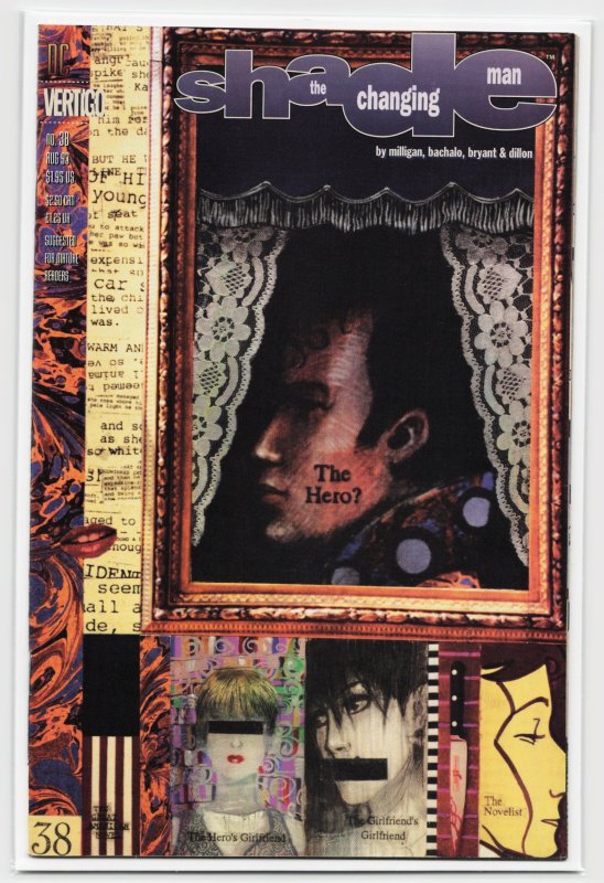 Shade, the Changing Man #38 (DC Comics, 1993), raw, ungraded comic book — front cover