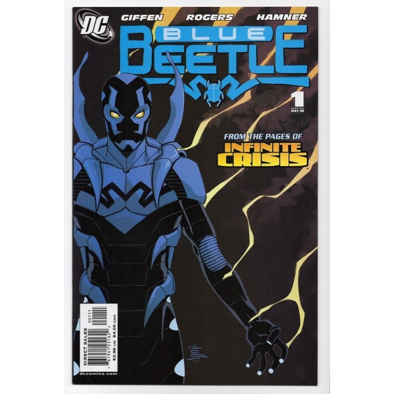 Blue Beetle #1 (DC Comics, 2006), raw comic book in NM 9.4 condition — front cover