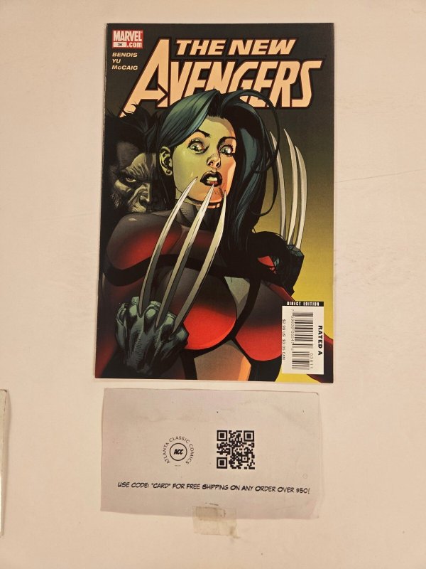 New Avengers #36 (Marvel Comics), raw comic book in NM condition — front cover