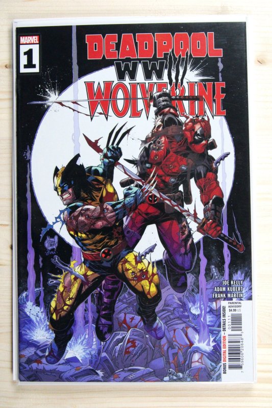 Wolverine & Deadpool: Wwiii #1 (Marvel Comics, 2024), raw comic book in NM+ 9.6 condition — front cover