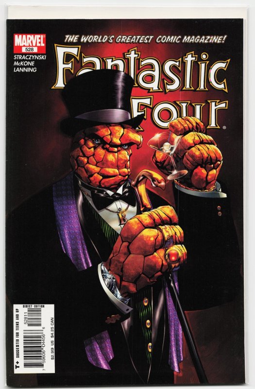 Fantastic Four #528 (Marvel Comics, 2005), raw, ungraded comic book — front cover