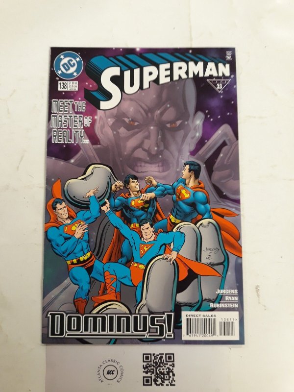Superman #138 (DC Comics, 1960), raw comic book in NM condition — front cover