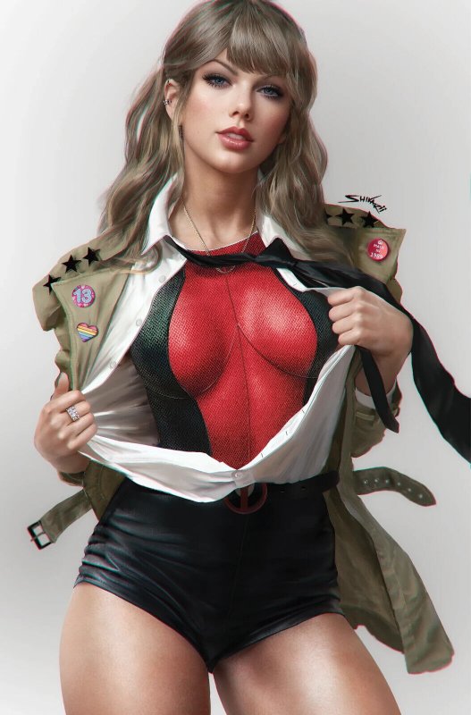Taylor Swift Female Force #1, raw, ungraded comic book — front cover