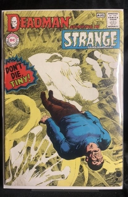 Strange Adventures #213 (DC Comics, 1968), raw, ungraded comic book — front cover