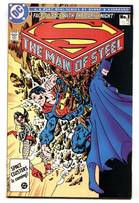 Man of Steel #3 (DC Comics, 1986), raw comic book in VF/NM condition — front cover