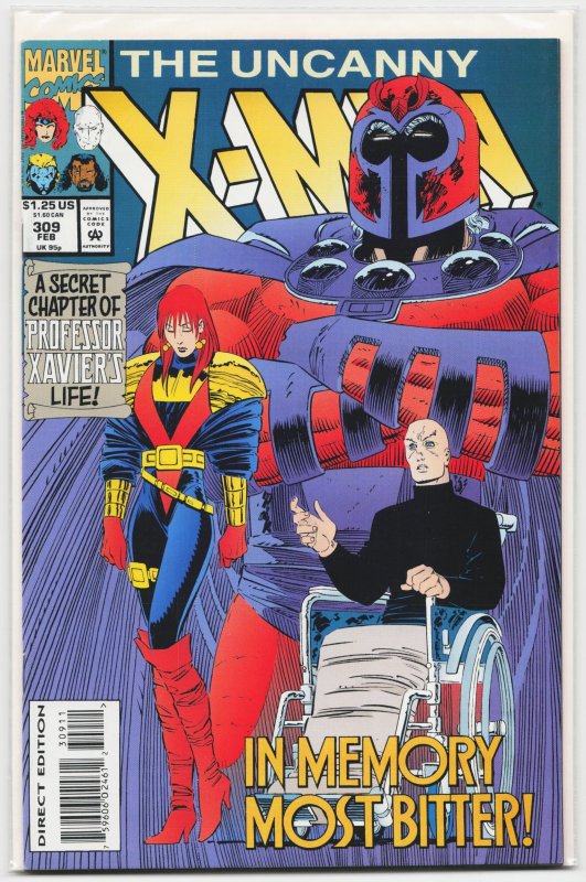 The Uncanny X-Men #309 (Marvel Comics, 1994), raw, ungraded comic book — front cover