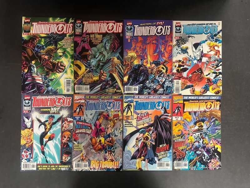 Thunderbolts 1-190 + One Shots & Annuals Near Complete Set 183 Books Vf/nm (9.0) (Marvel Comics, 2024), raw comic book in VF/NM 9.0 condition — front cover