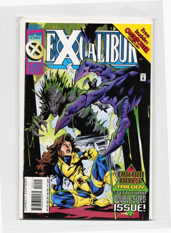 Excalibur #90 (Marvel Comics, 1995), raw, ungraded comic book — front cover