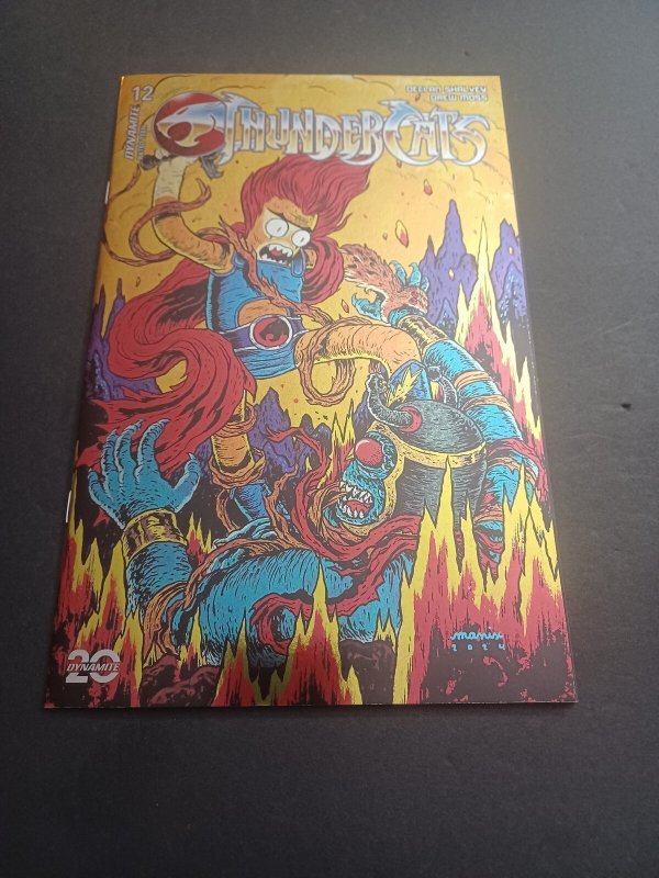Thundercats #12 (Dynamite Entertainment, 2025), raw comic book in NM condition — front cover