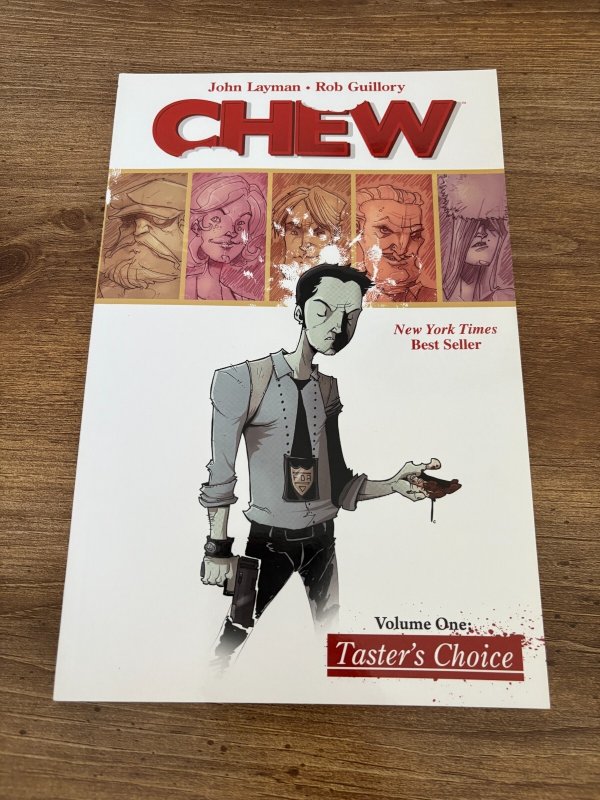 Chew Vol #1 (Image Comics), raw, ungraded comic book — front cover