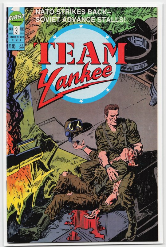 Team Yankee #3 (1989), raw, ungraded comic book — front cover