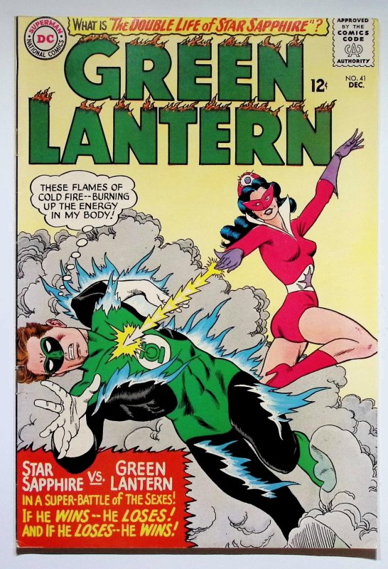 Green Lantern #41 (DC Comics, 1965), raw, ungraded comic book — front cover