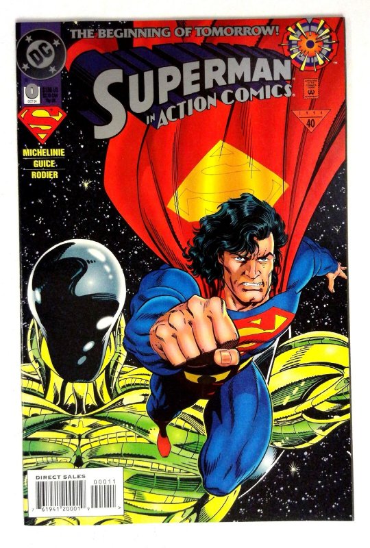 Action #0 (DC Comics, 1994), raw comic book in NM- condition — front cover