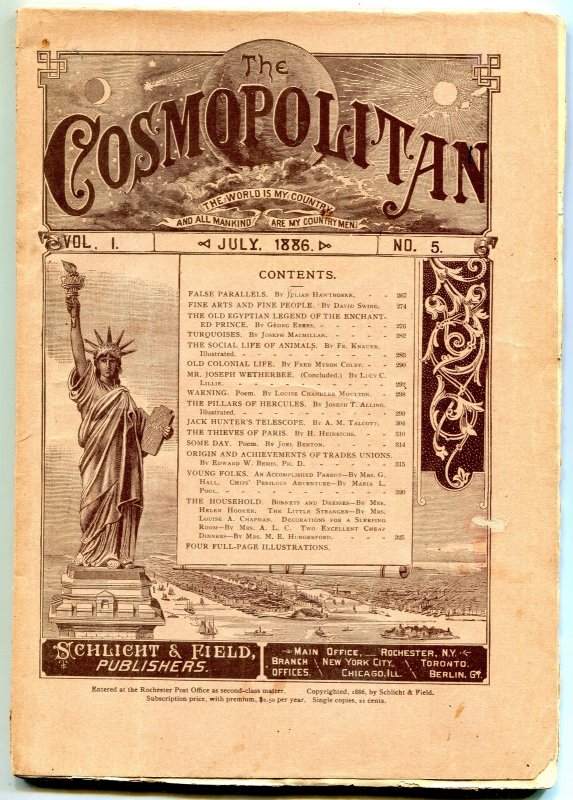 Pulp: The Cosmopolitan Magazine #5, raw, ungraded comic book — front cover