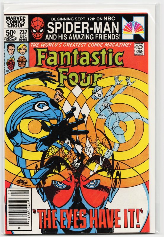 Fantastic Four #237 (Marvel Comics, 1981), raw, ungraded comic book — front cover