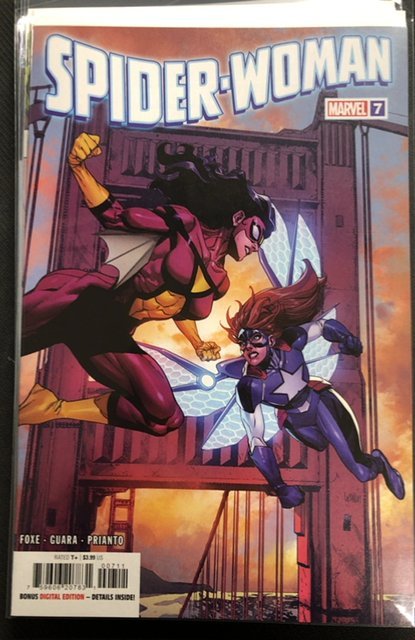 Spider-Woman #7 (Marvel Comics, 2024), raw, ungraded comic book — front cover